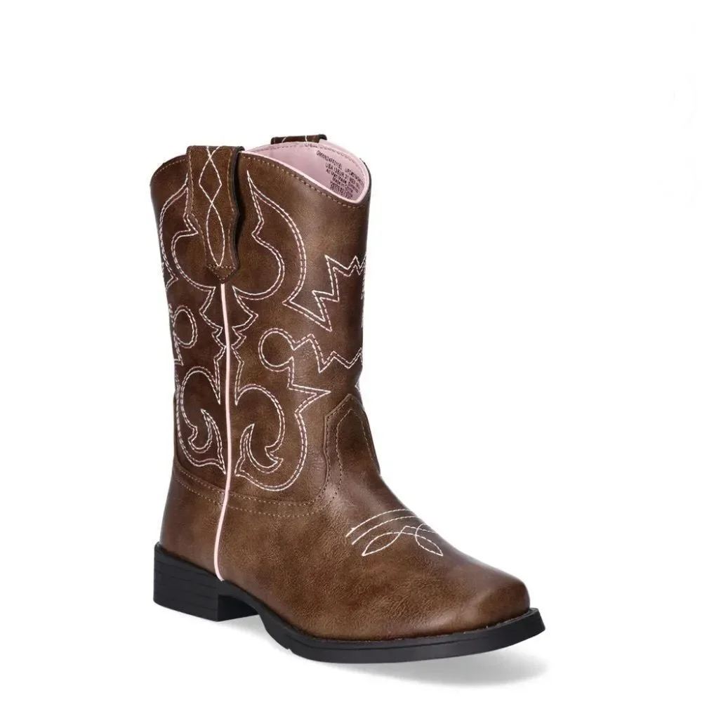 Big Girls Western Cowgirl Boots Shoes Size 6